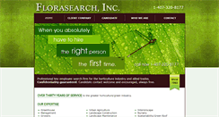 Desktop Screenshot of florasearch.com